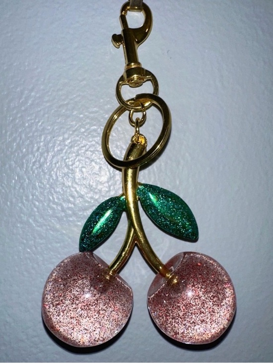 Accessories - Valentines Day Pink Cherry Keychain (BAG NOT INCLUDED)